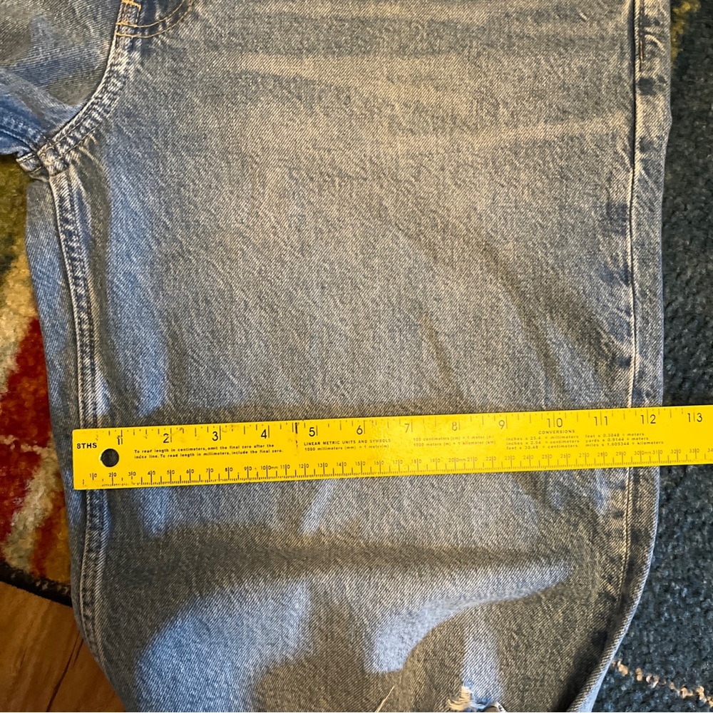 Gap Low Stride in Light Destroy Jeans SZ 16/33 - Picture 7 of 11
